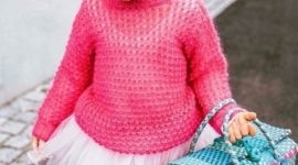 Детский ажурный пуловер